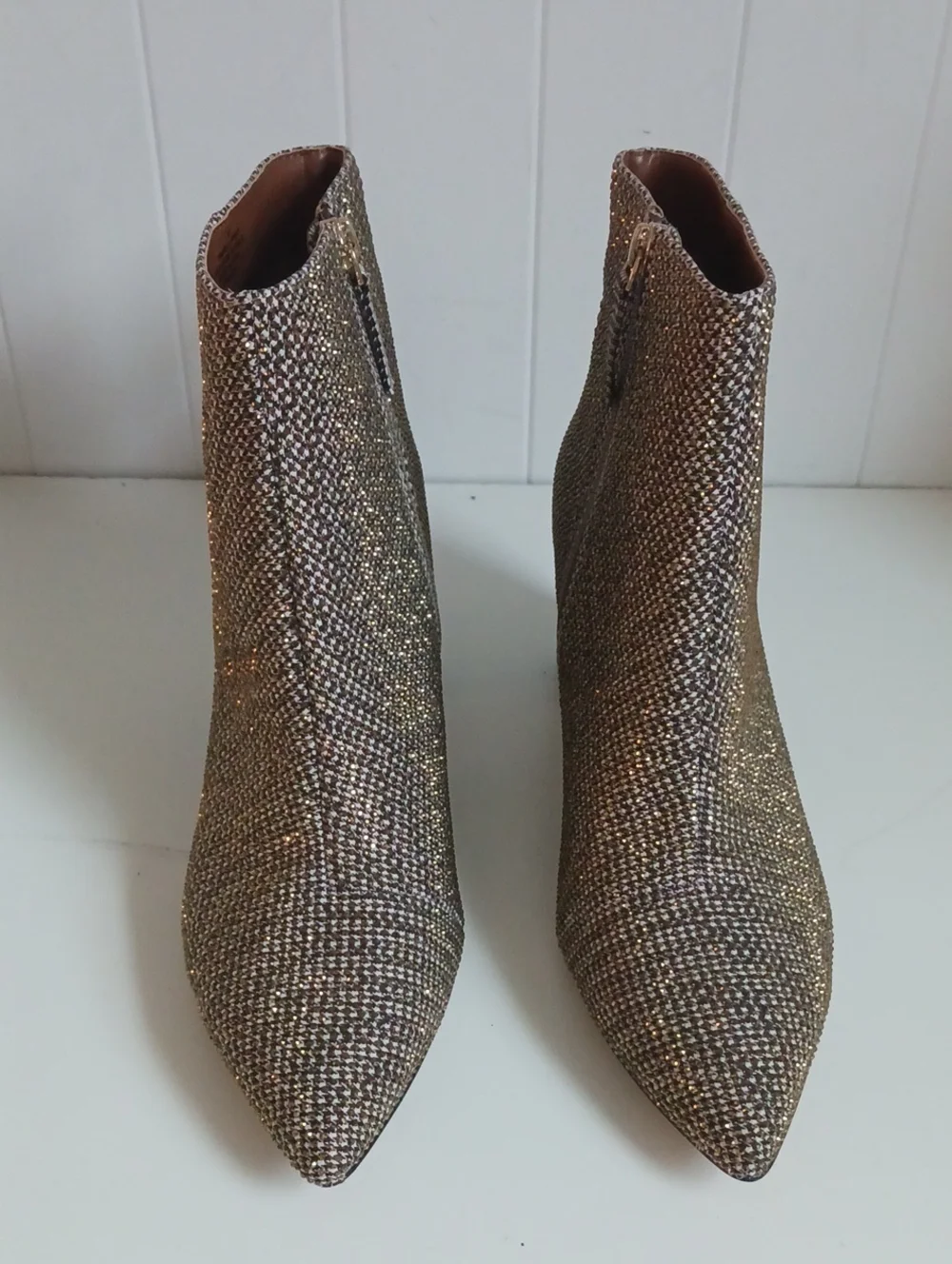 KURT GEIGER NEW SHIMMER BOOTIES